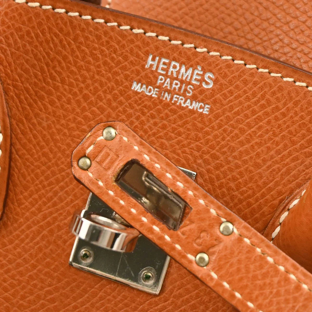 Hermes Gold Epsom Birkin 25 Handbag