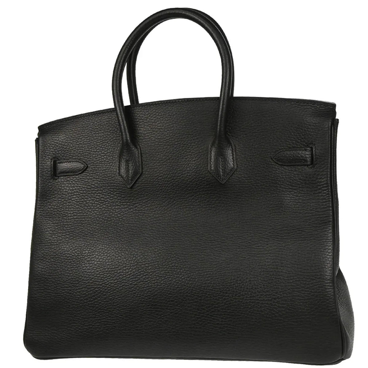 Hermes Black Ardennes Birkin 35 Handbag