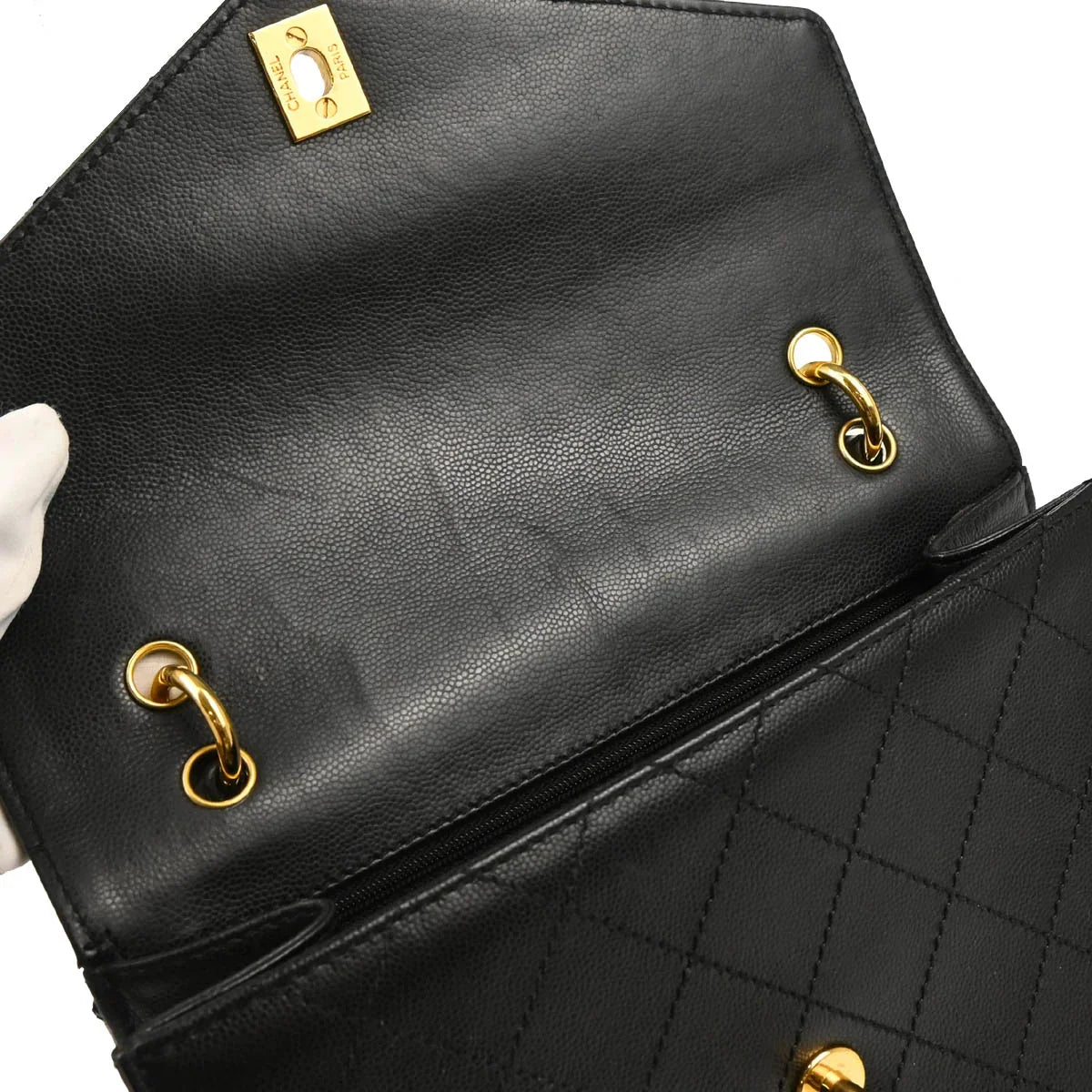 Chanel Black Caviar Handbag