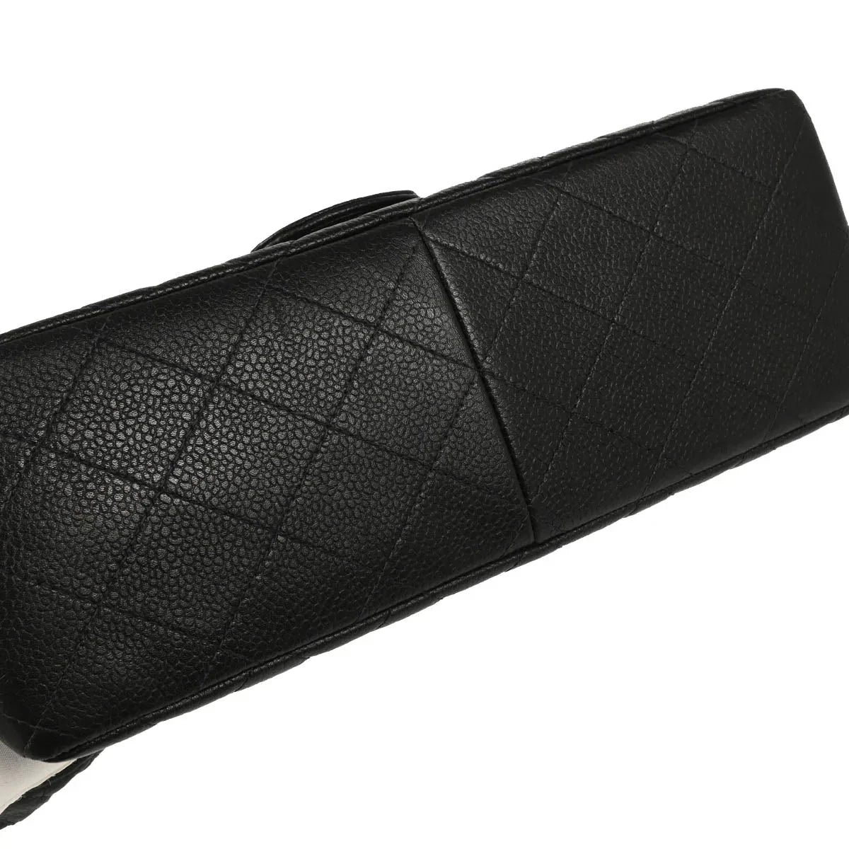 Chanel Black Caviar Double Sided Classic Flap Shoulder Bag