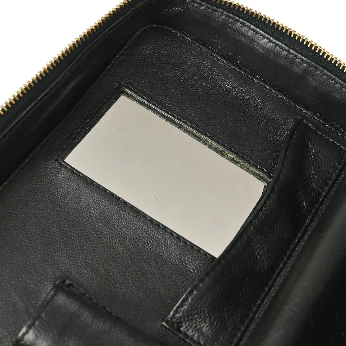 Chanel Black Woo Wild Stitch Vanity Handbag