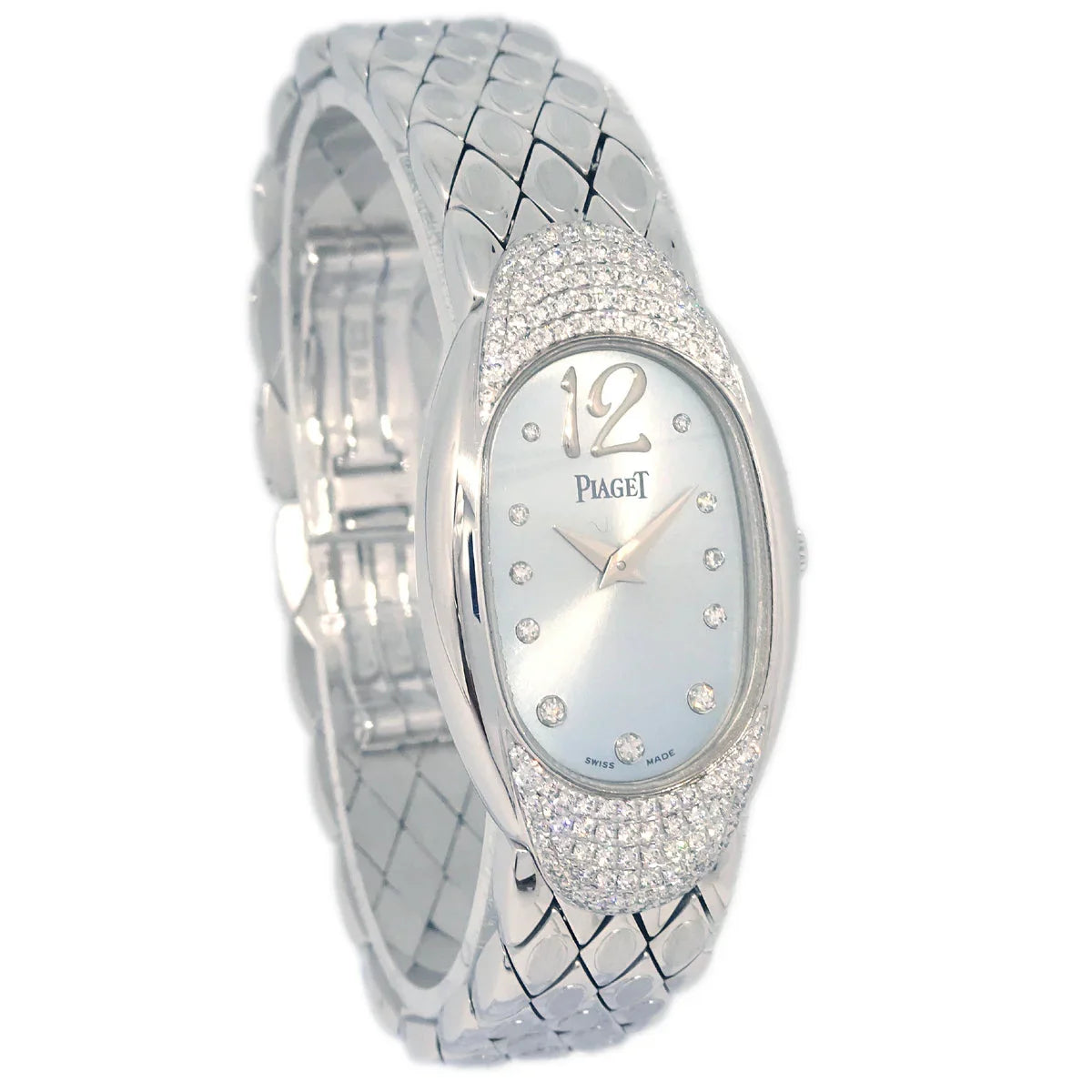 Piaget Limelight Ref.P10002 Quartz Watch 18KWG Diamond