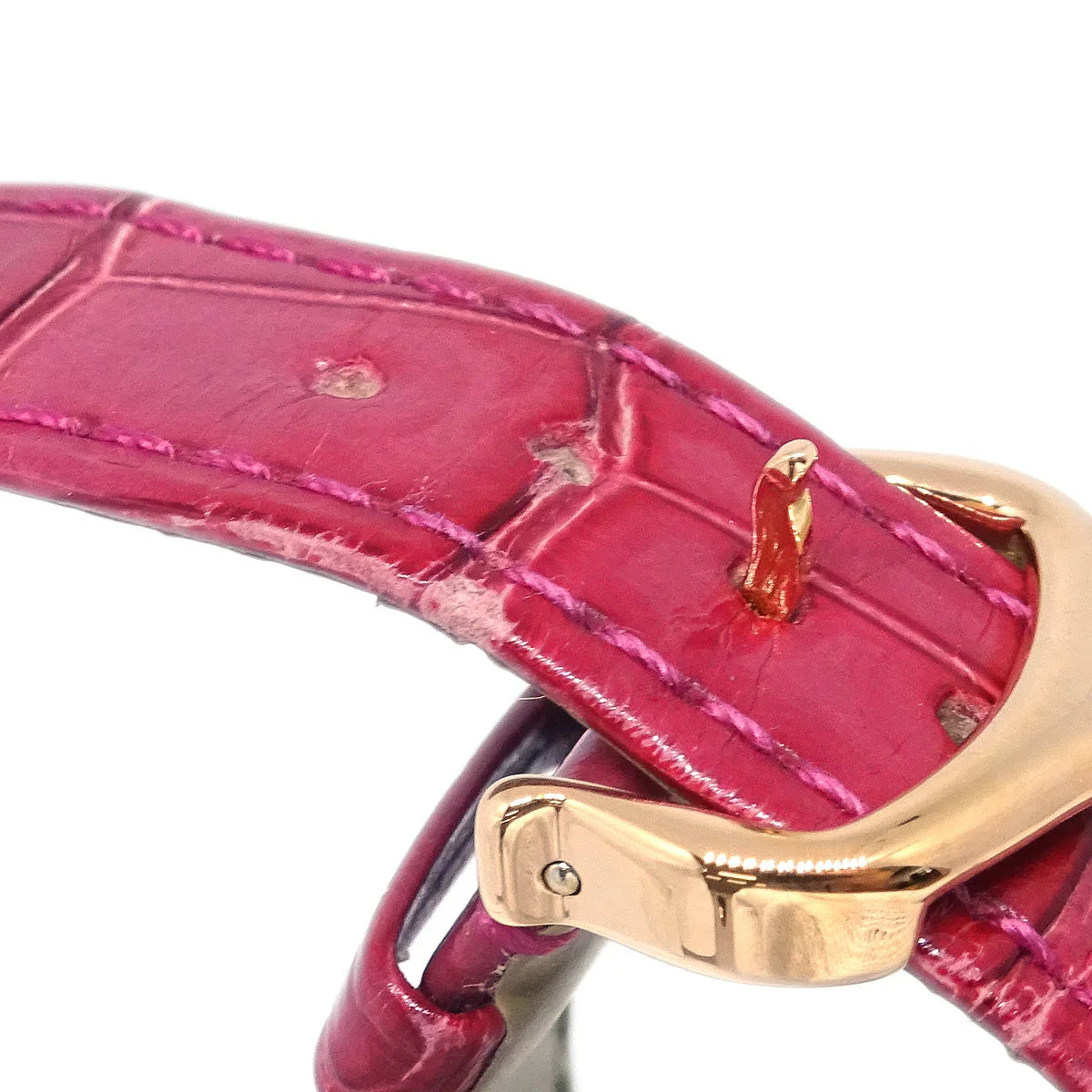 Cartier * Ballon Bleu Ref.3007 Quartz Watch 18KPG Red