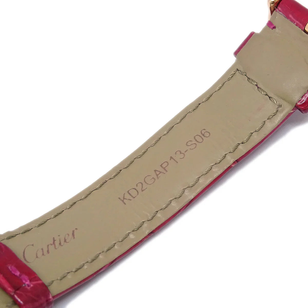 Cartier * Ballon Bleu Ref.3007 Quartz Watch 18KPG Red