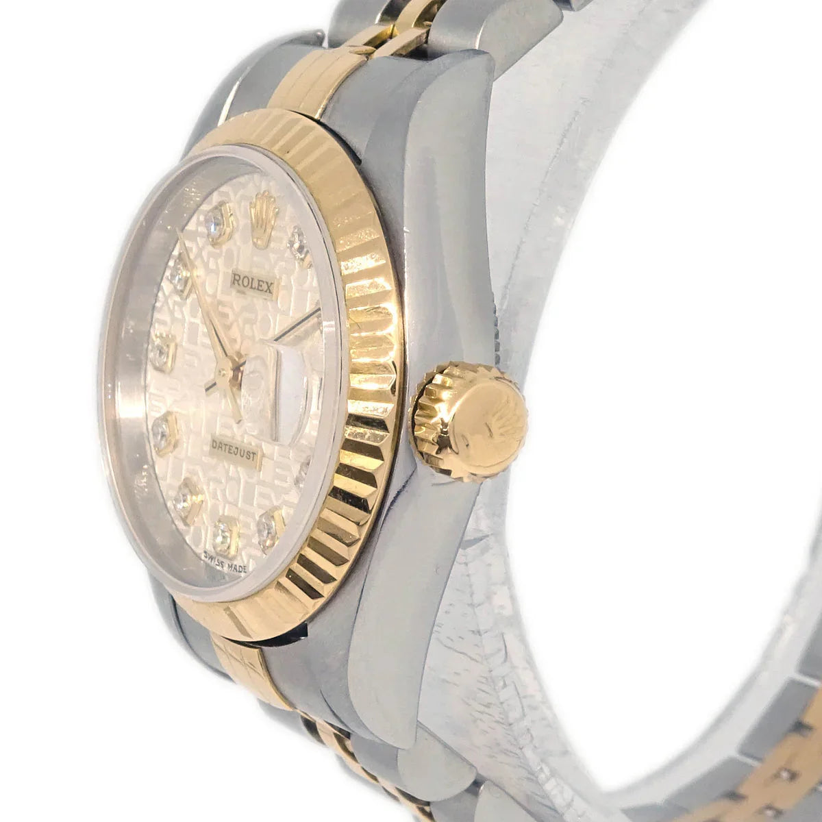 Rolex Oyster Perpetual Datejust 26mm Ref.69173G Watch 18KYG SS Diamond