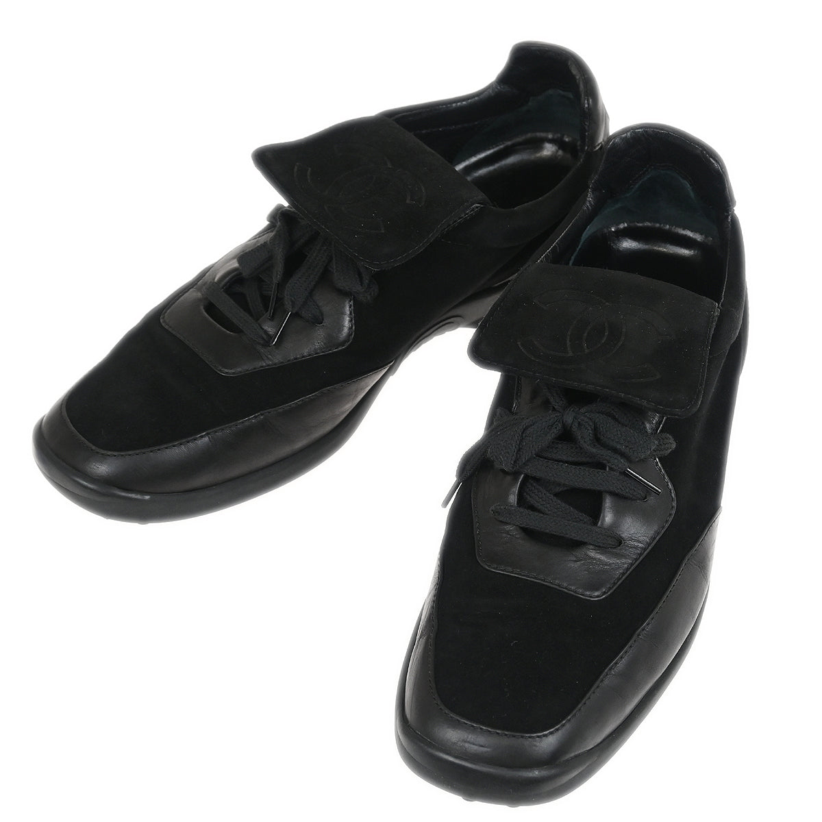 CHANEL ブラック スエード 靴 Chanel * Sneakers Shoes Black #40 – AMORE Vintage Tokyo