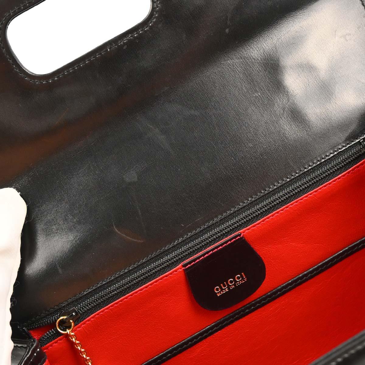 Gucci 1970-1990s Bamboo 2way Shoulder Handbag