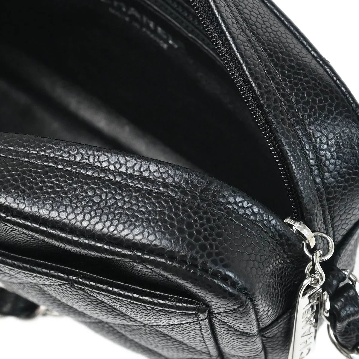 Chanel 2005-2006 Black Caviar Camera Bag