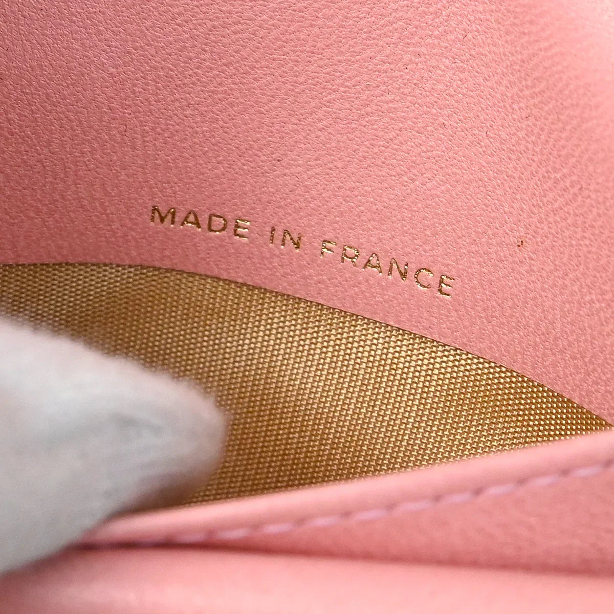 Chanel Pink Caviar Bifold Wallet Purse