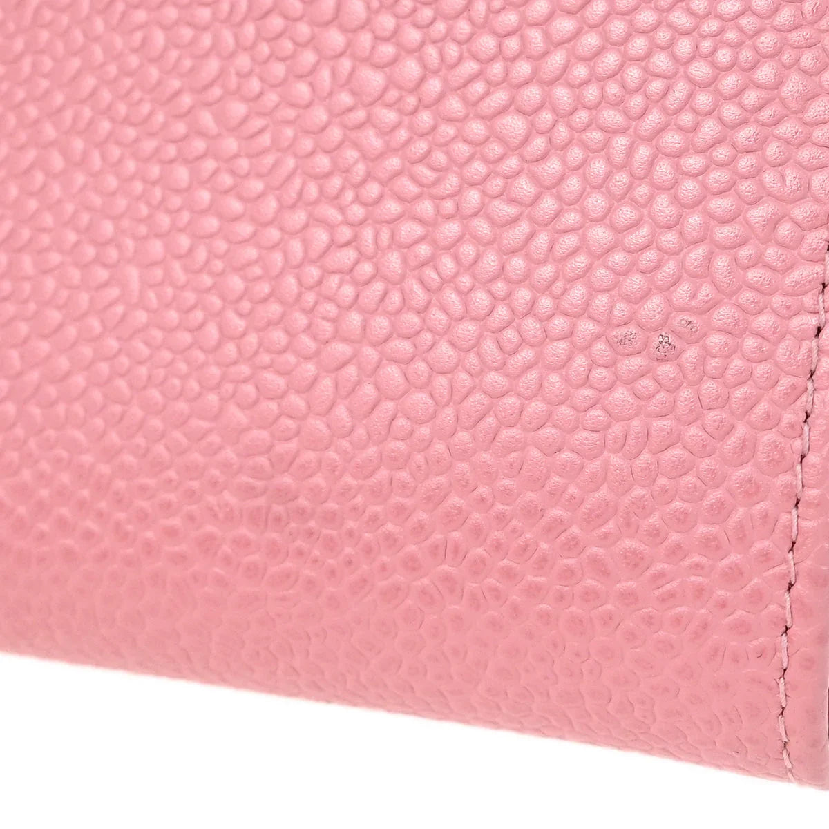 Chanel Pink Caviar Bifold Wallet Purse