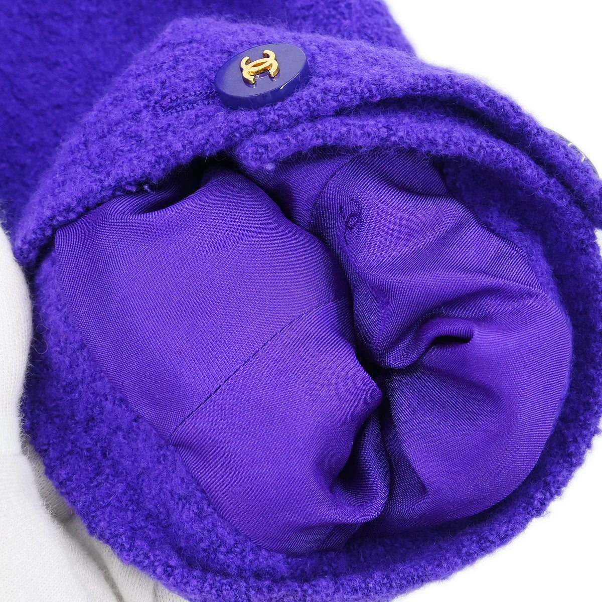 Chanel 1995 Single Breasted Jacket Purple #44