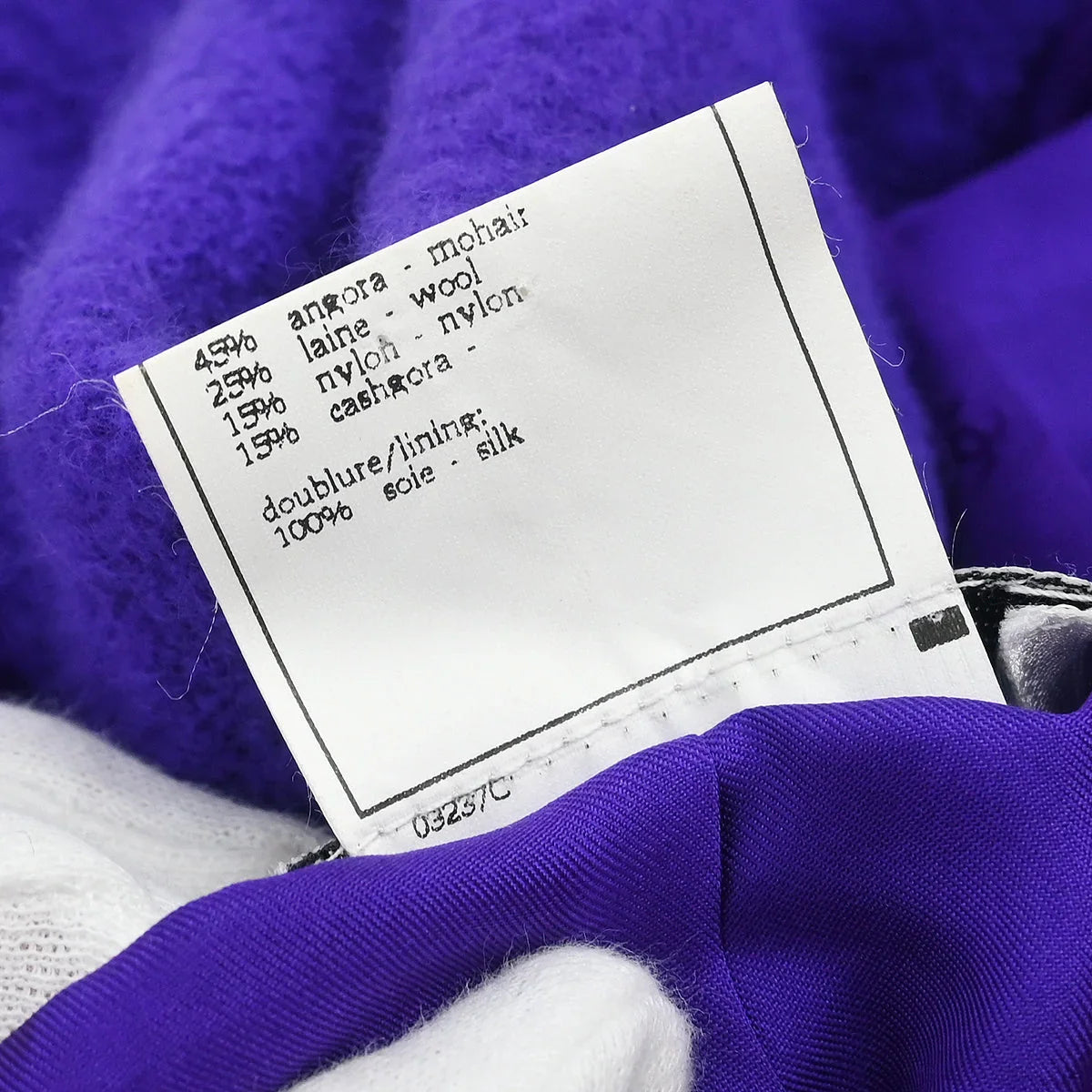 Chanel 1995 Single Breasted Jacket Purple #44
