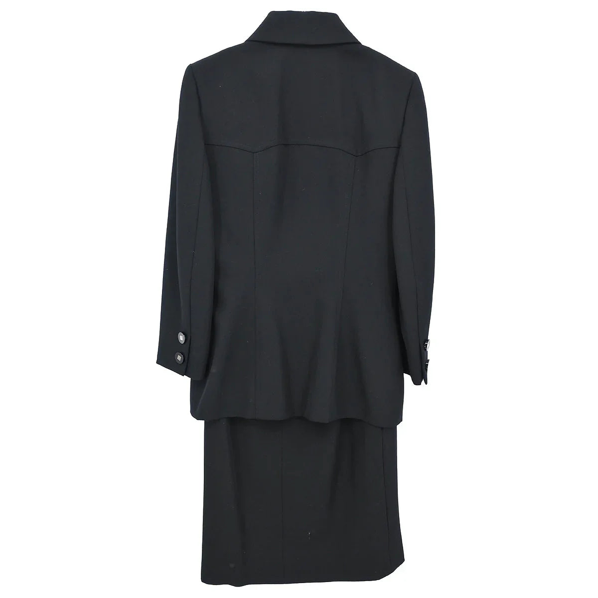 Celine Setup Suit Jacket Skirt Black #38