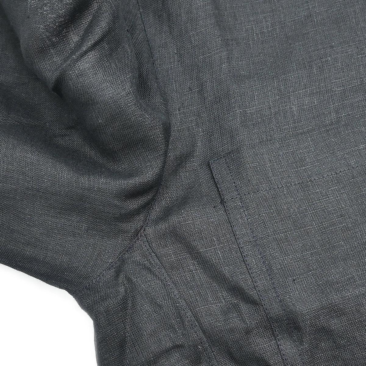 Chanel Blouse Sheer Shirt Black #40