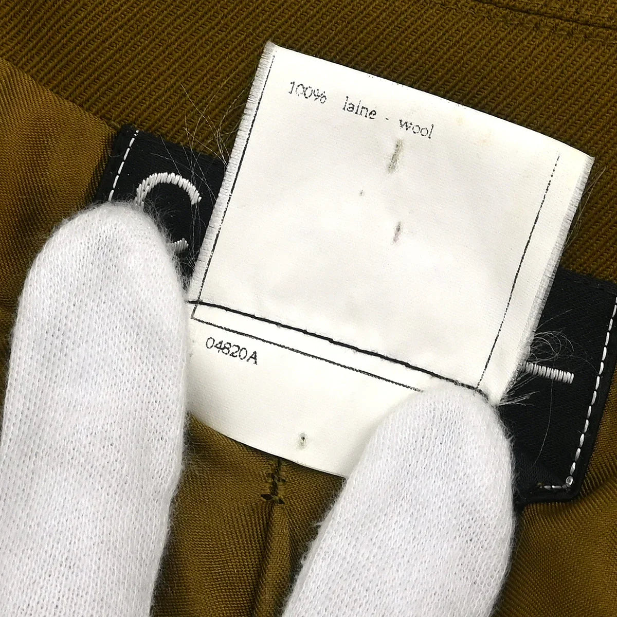 Chanel 1996 Single Breasted Jacket Khaki #38
