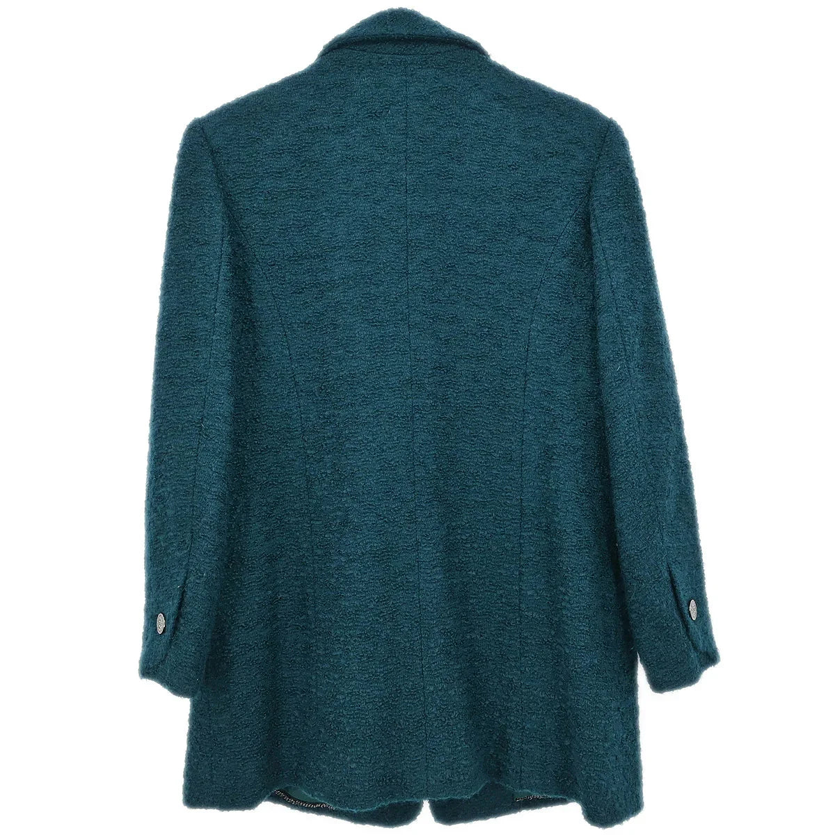 Chanel 1997 Single Breasted Jacket Dark Green #42