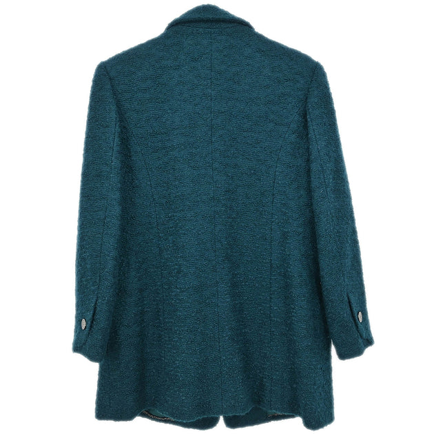 Chanel 1997 Single Breasted Jacket Dark Green #42 – AMORE