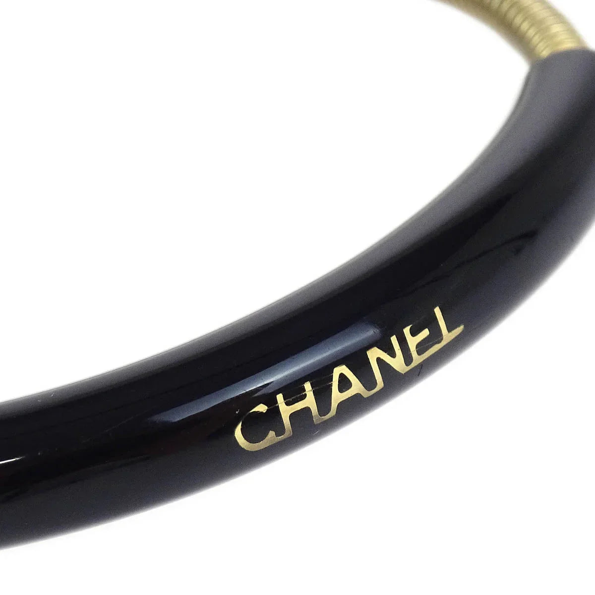 Chanel Bracelet Gold Black 01P
