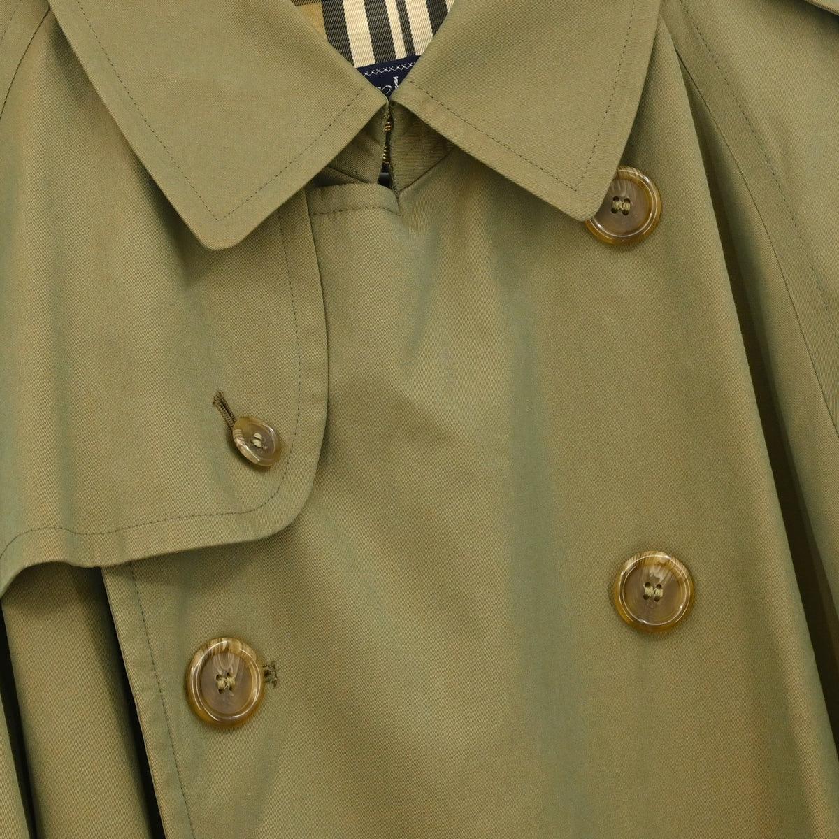 Burberrys Double Breasted Trench Coat Khaki #48