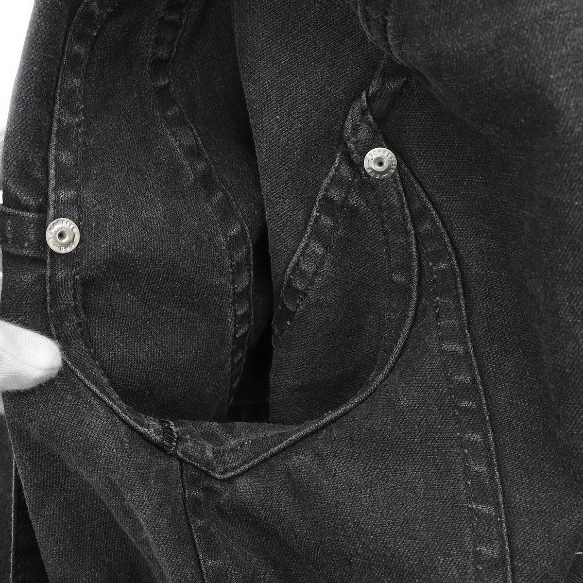 Christian Dior 2003 Single Breasted Denim Jacket Black #36