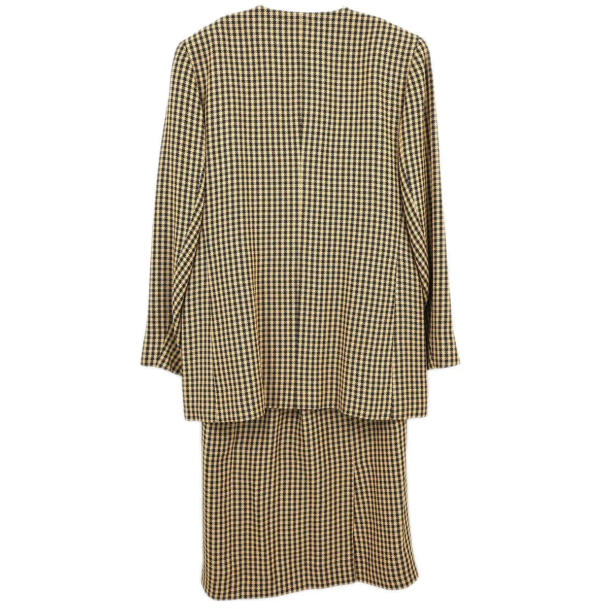 Yves Saint Laurent Setup Suit Jacket Skirt Brown #36