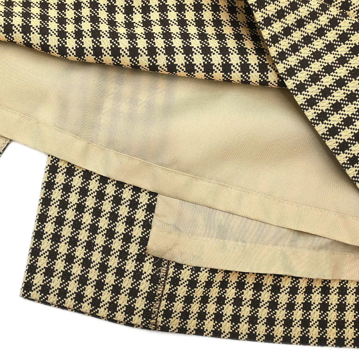 Yves Saint Laurent Setup Suit Jacket Skirt Brown #36