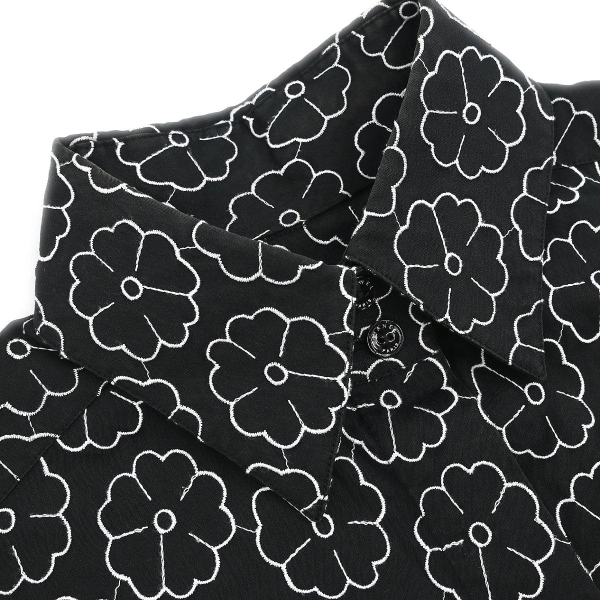 Chanel 2004 Blouse Shirt Black #44