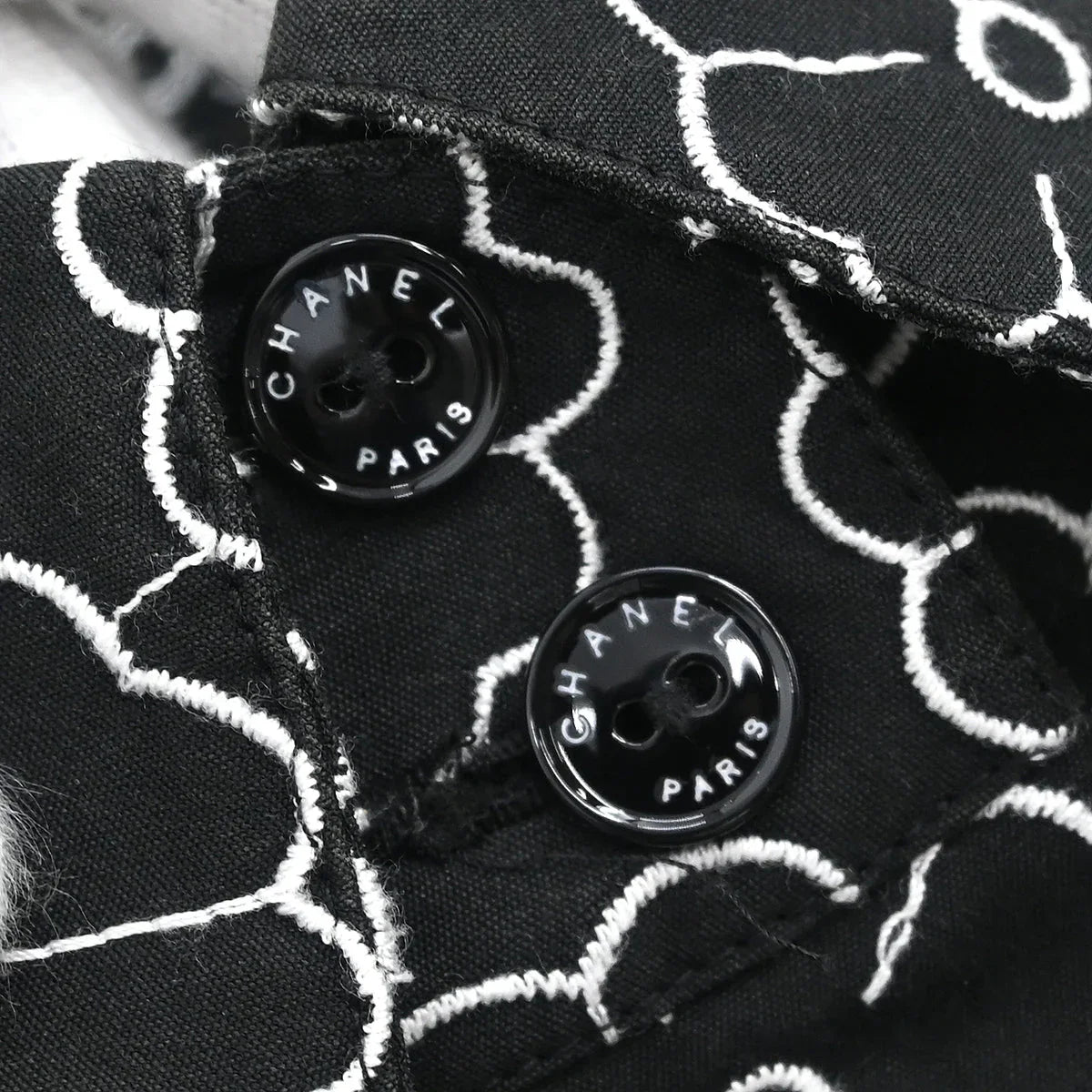 Chanel 2004 Blouse Shirt Black #44