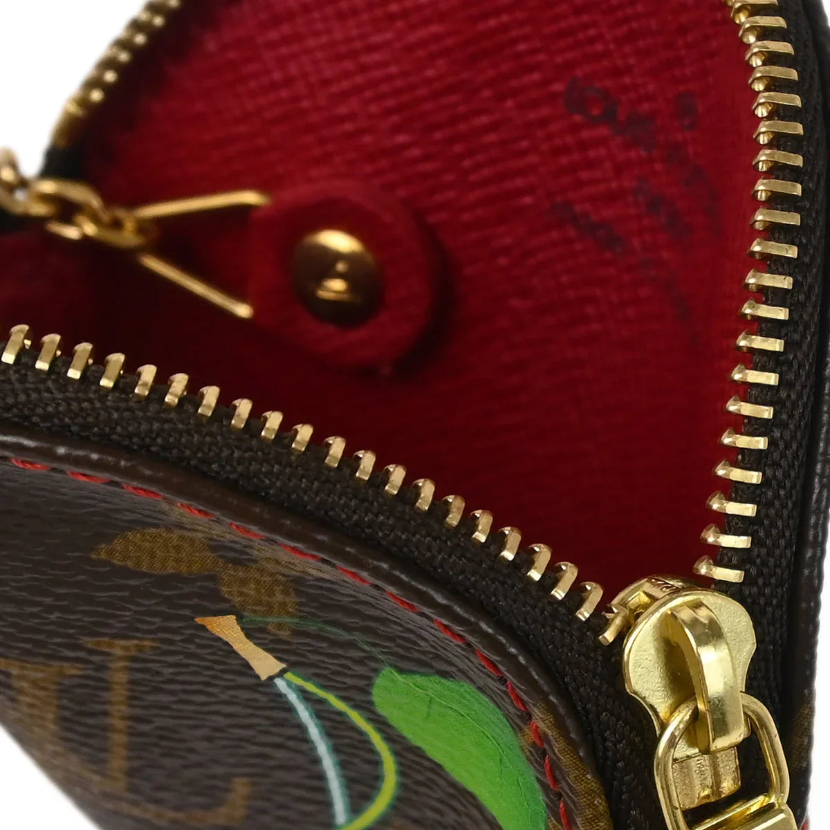 Louis Vuitton Cherry Porte Monnaie Rond Coin Case Wallet M95043