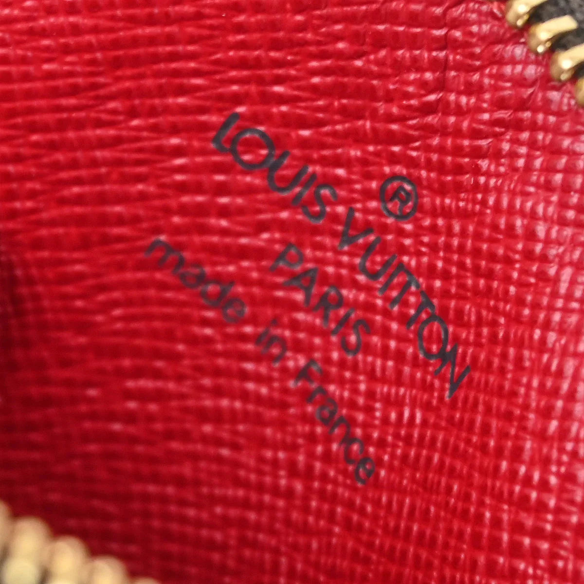 Louis Vuitton Cherry Porte Monnaie Rond Coin Case Wallet M95043