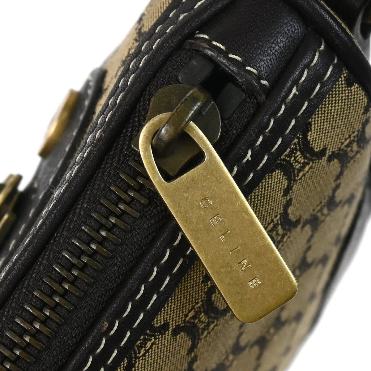 Celine Brown Macadam Handbag