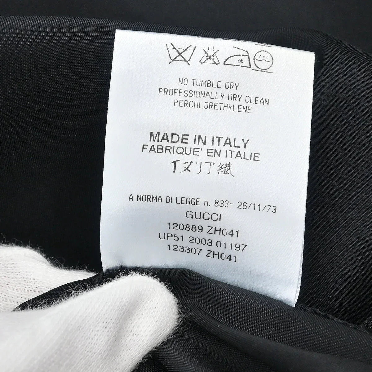 Gucci 2003 Zip Up Jacket Black