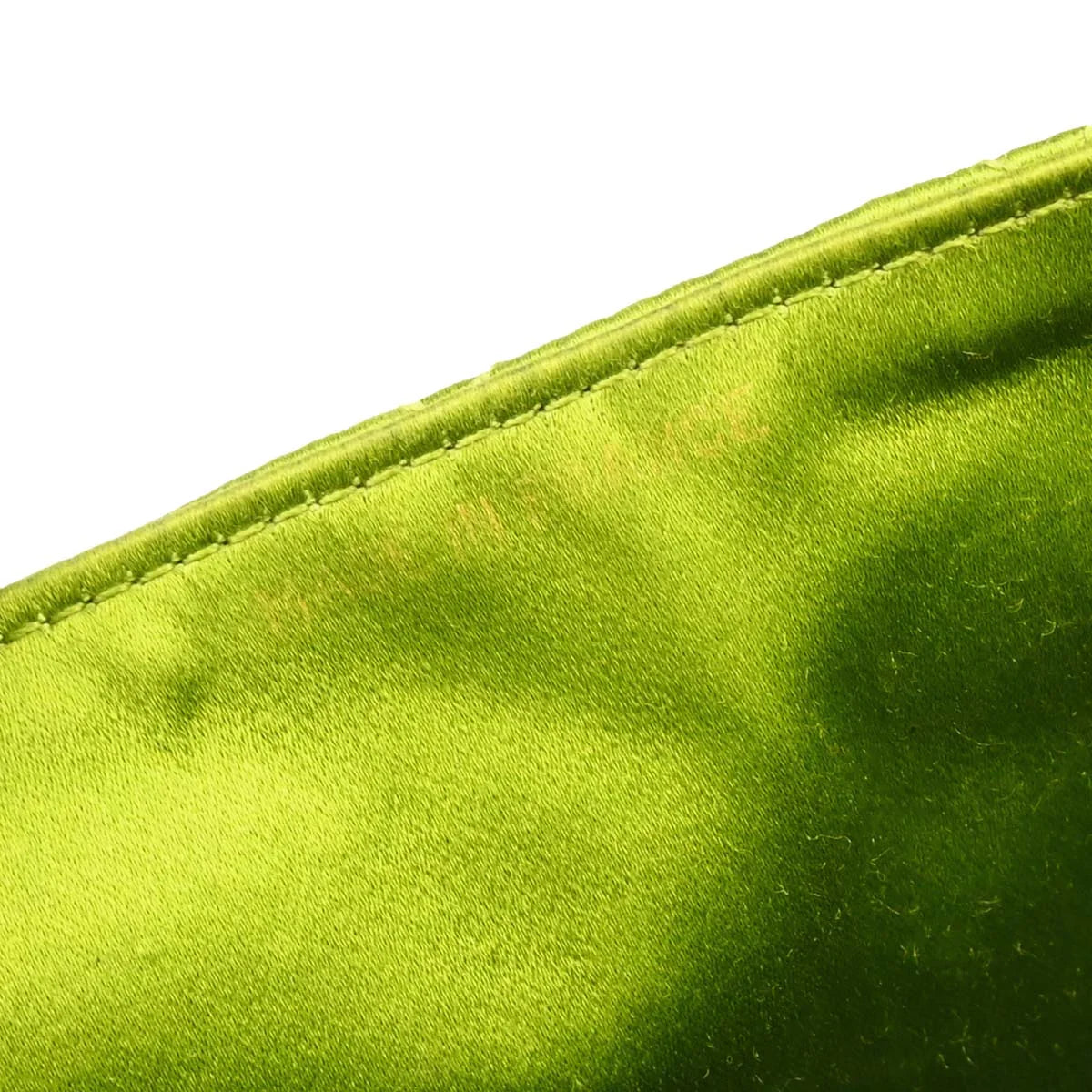 Chanel Green Satin Diana Shoulder Bag