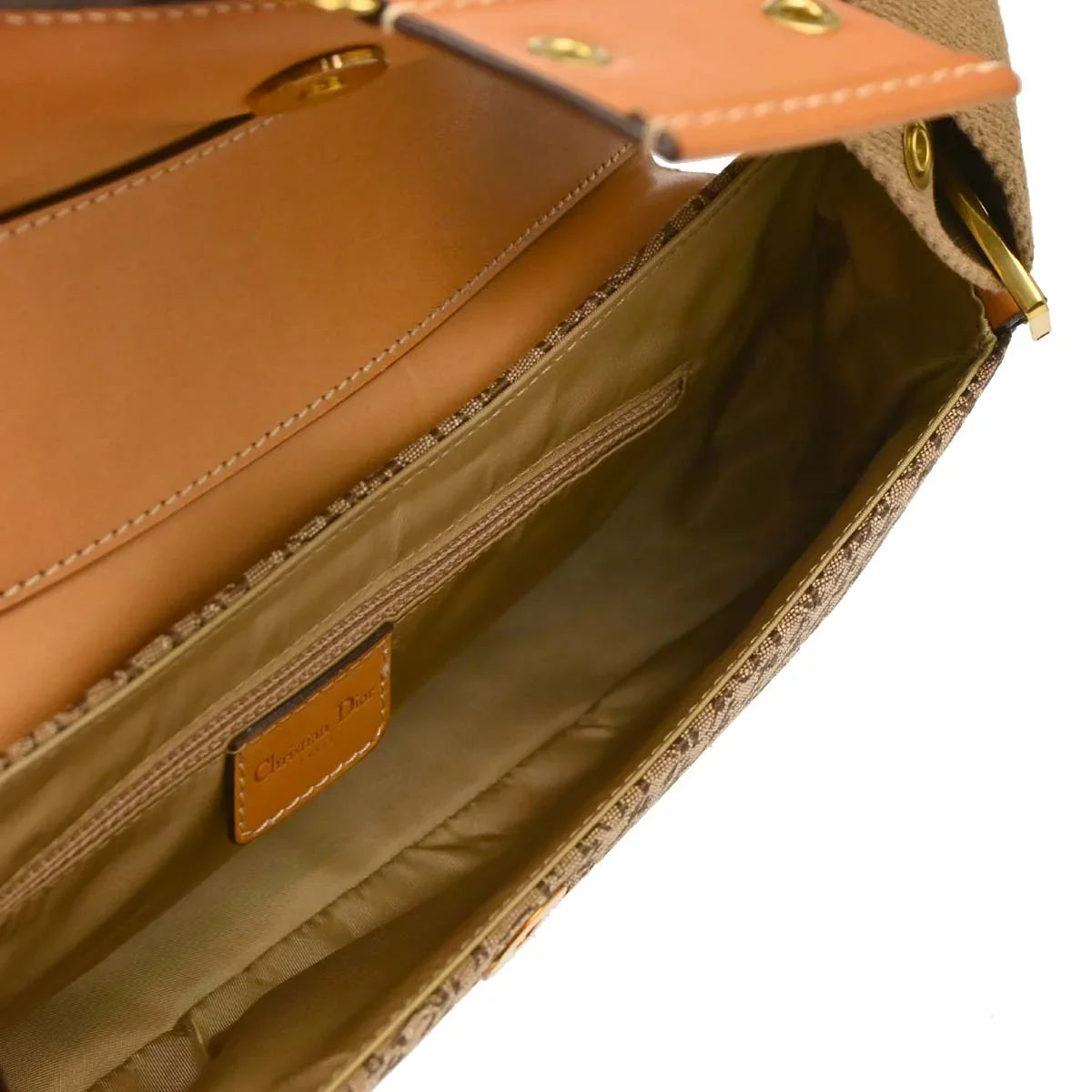 Christian Dior Brown Trotter Street Chic Columbus Shoulder Bag