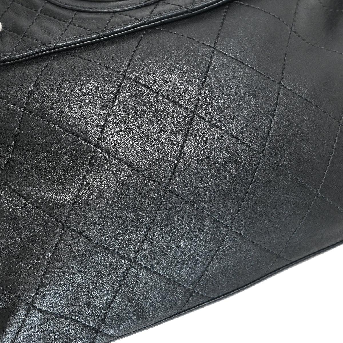 Chanel Black Lambskin Chain Shoulder Bag