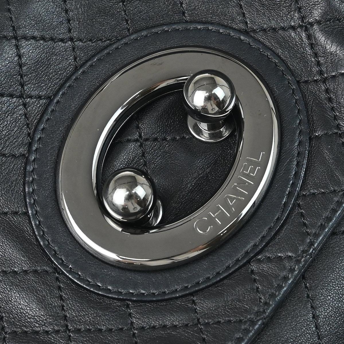 Chanel Black Lambskin Chain Shoulder Bag
