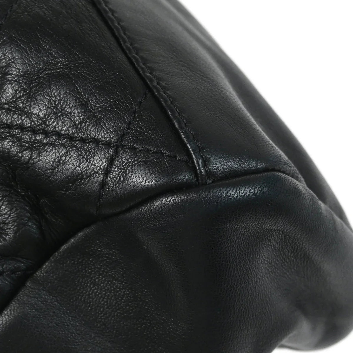 Chanel Black Lambskin Chain Shoulder Bag