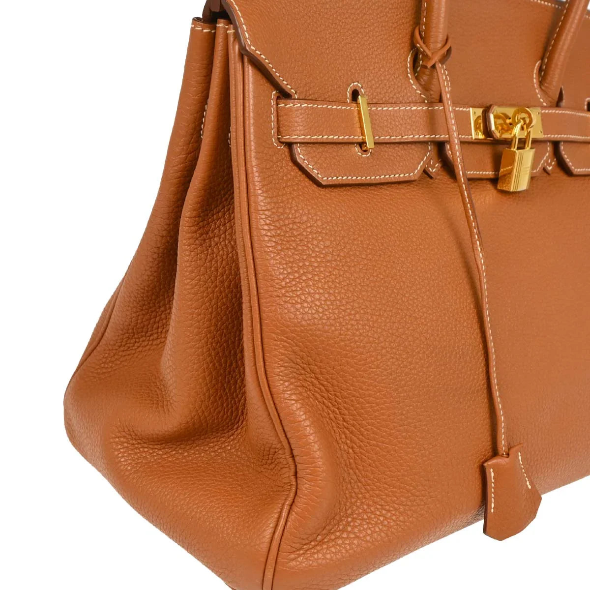 Hermes Gold Togo Birkin 35 Handbag