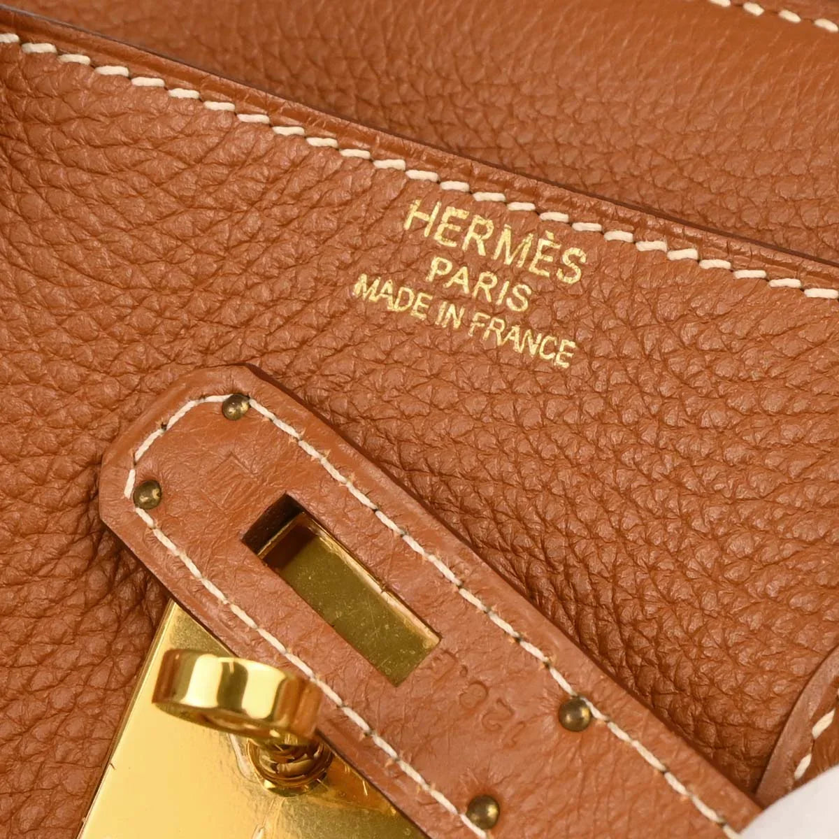 Hermes Gold Togo Birkin 35 Handbag