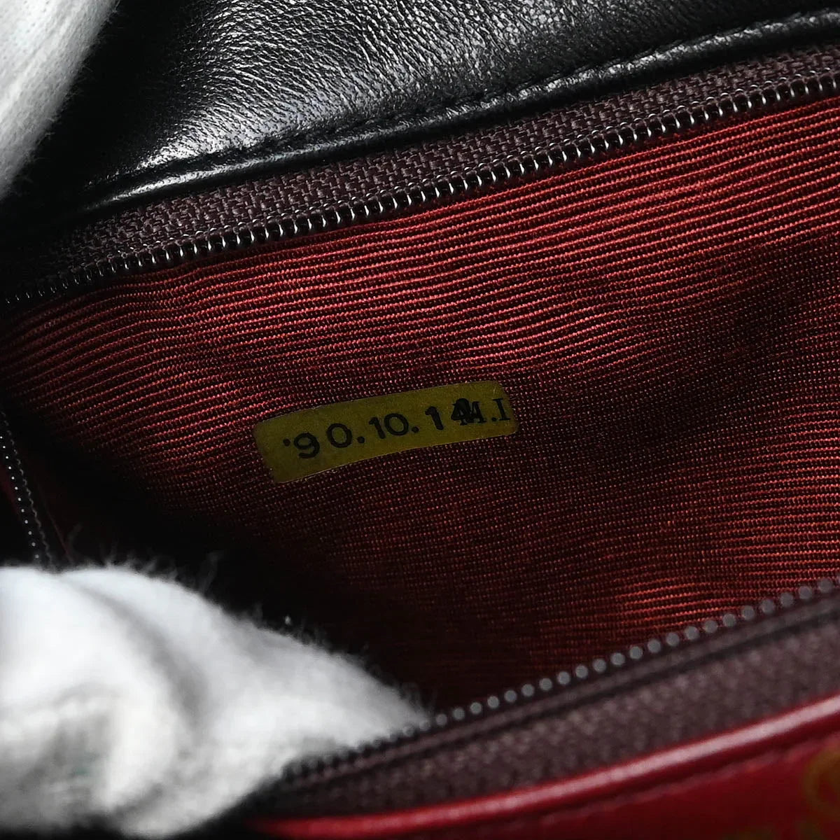 Chanel Black Lambskin Classic Square Flap Shoulder Bag