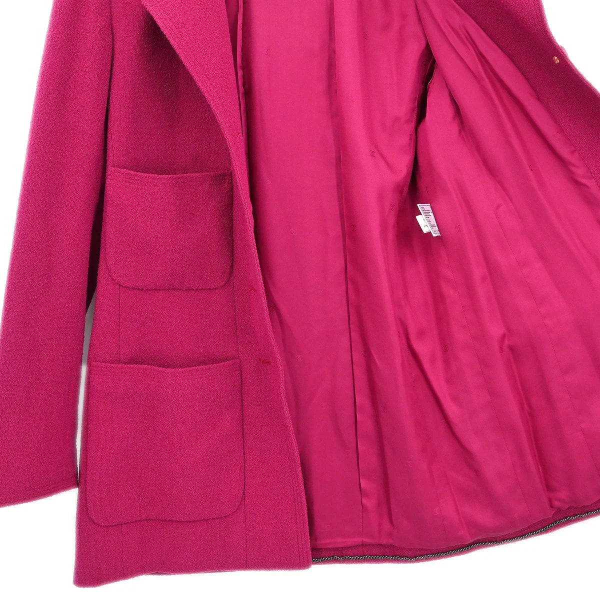 Chanel 1998 Single Breasted Jacket Pink #38