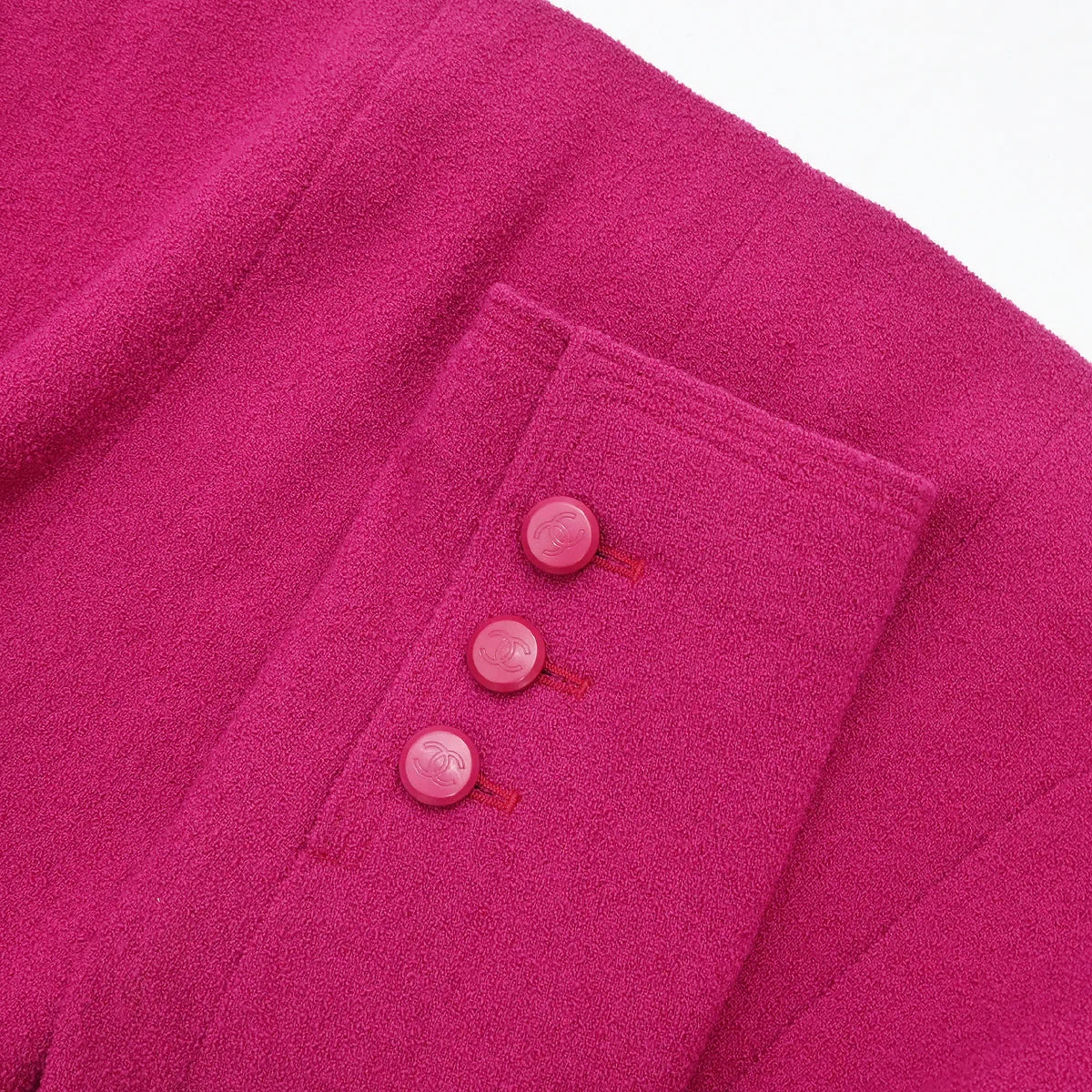 Chanel 1998 Single Breasted Jacket Pink #38