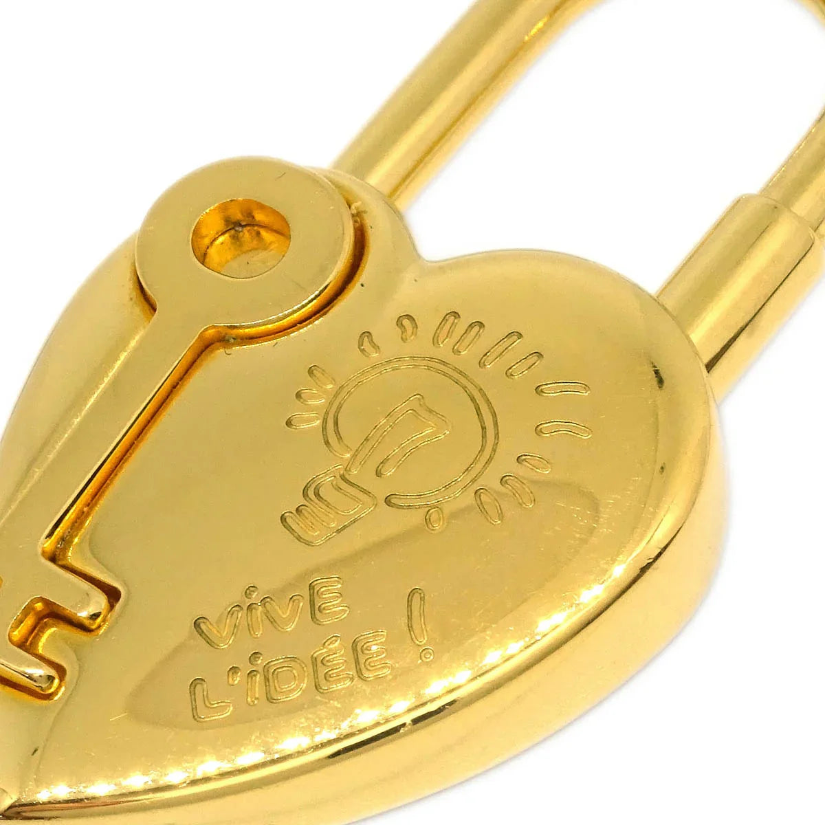 Hermes 2004 Annee De La Fantaisie Cadena Padlock Bag Charm Gold Small Good