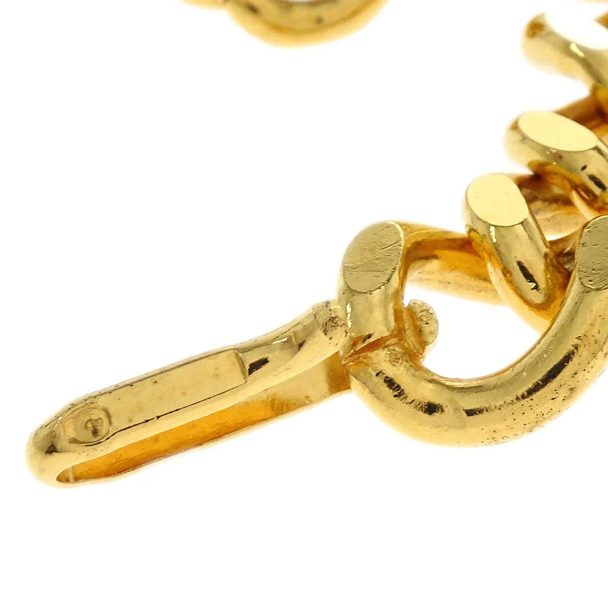 Chanel Chain Belt Medallion Gold Small Good
