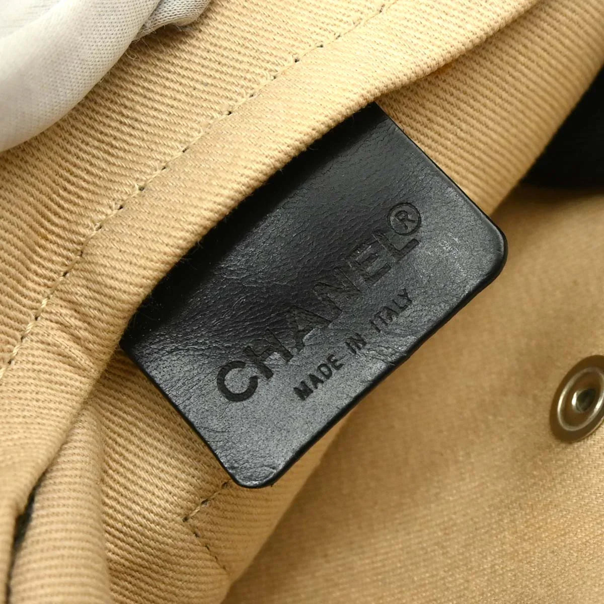 Chanel Black Canvas Sport Line Shoulder Bag