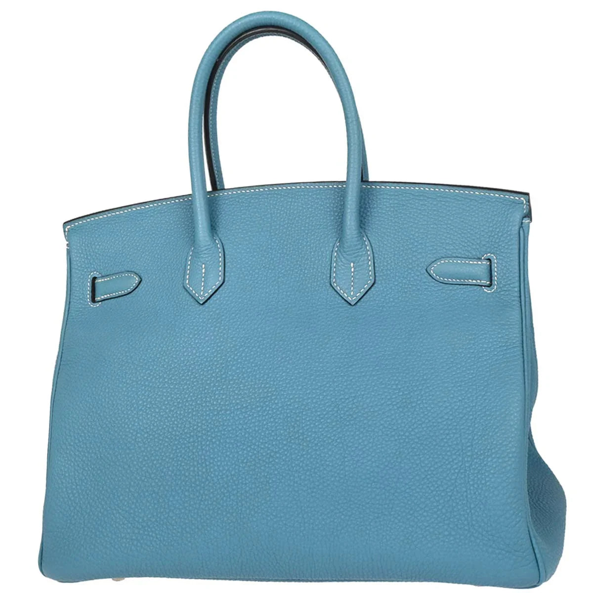 Hermes Blue Jean Togo Birkin 35 Handbag