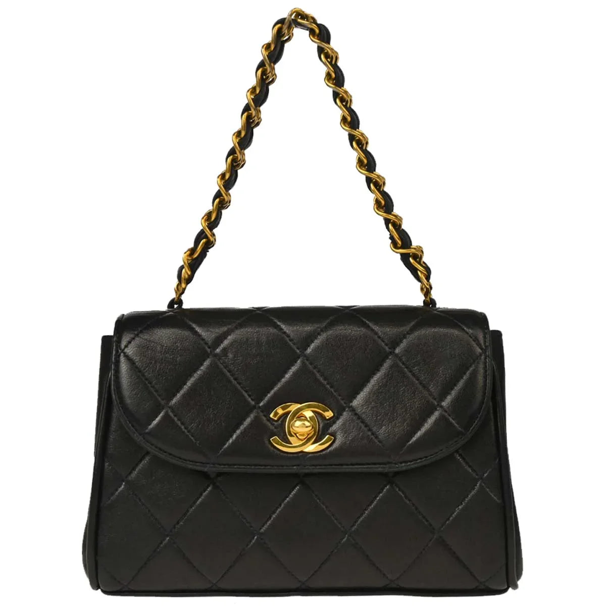 Chanel Black Lambskin Handbag
