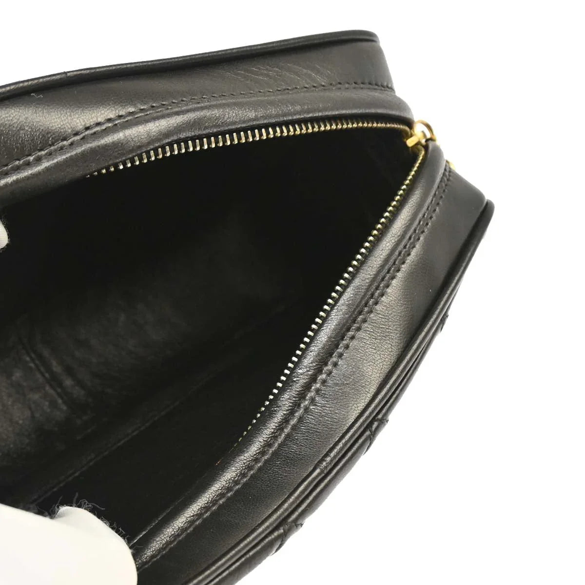 Chanel 1994-1996 Black Lambskin Camera Bag