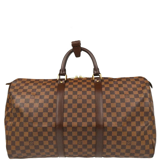 Louis Vuitton Damier Keepall 50 Travel Duffle Handbag N41427