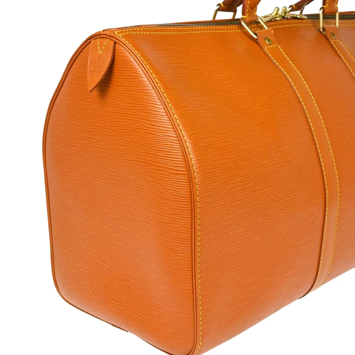 Louis Vuitton Brown Epi Keepall 45 Travel Handbag M42978